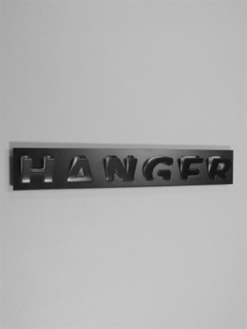 Hanger - knagerække, design Boxtel Buijs, stål, sort - ( incl. skruer og plugs )...