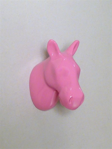 Dear Horse - knage, design Jorine Oosterhoff, pinklakeret polystone og metal m. indstøbt skrue (incl. plug). 