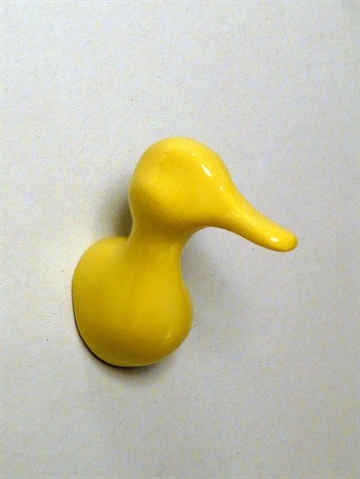 Dear Duck - knage, design Jorine Oosterhoff, gullakeret polystone og metal m. indstøbt skrue (incl. plug). 