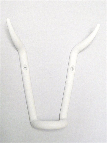 Ferdinand - the bull knage, design John Brauer, forstærket nylon, mat hvid - ( plads til bøjler forneden ).