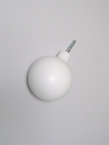 OHOOK - knage, designet af Anne Heinsvig & Christian Uldall, hvid lakeret bøgetræ, lille.