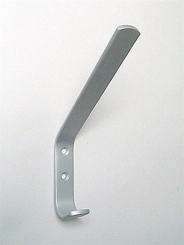 Minimalistisk knage, mat aluminium ( inkl. skruer ).